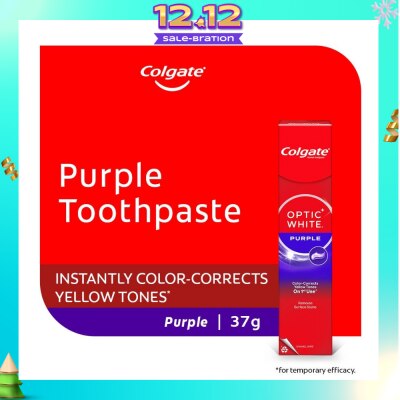 COLGATE Optic White Purple Whitening Toothpaste 37g