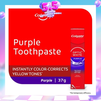 COLGATE - Optic White Purple Whitening Toothpaste 37g