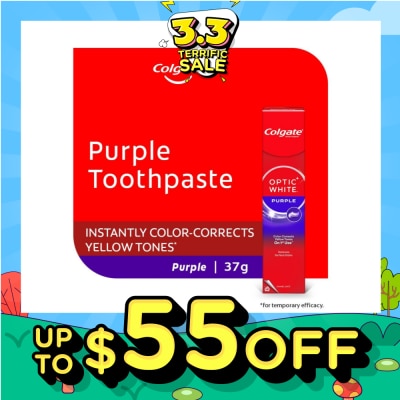 COLGATE Optic White Purple Whitening Toothpaste 37g