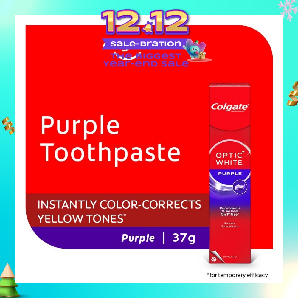 Optic White Purple Whitening Toothpaste 37g