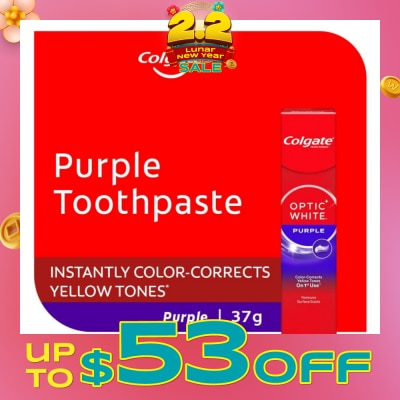COLGATE Optic White Purple Whitening Toothpaste 37g