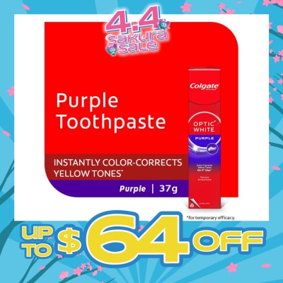 COLGATE - Optic White Purple Whitening Toothpaste 37g