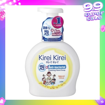 KIREI KIREI Anti-Bacterial Foaming Hand Soap Natural Citrus 450ml