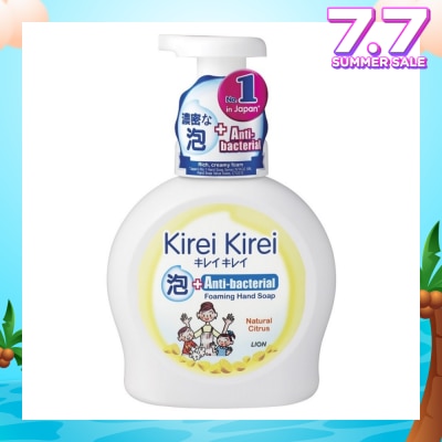KIREI KIREI Anti-Bacterial Foaming Hand Soap Natural Citrus 450ml