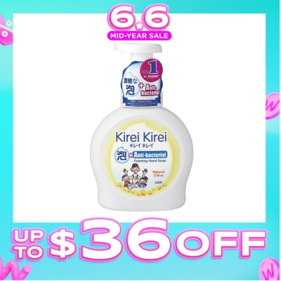 KIREI KIREI - Anti-Bacterial Foaming Hand Soap Natural Citrus 450ml