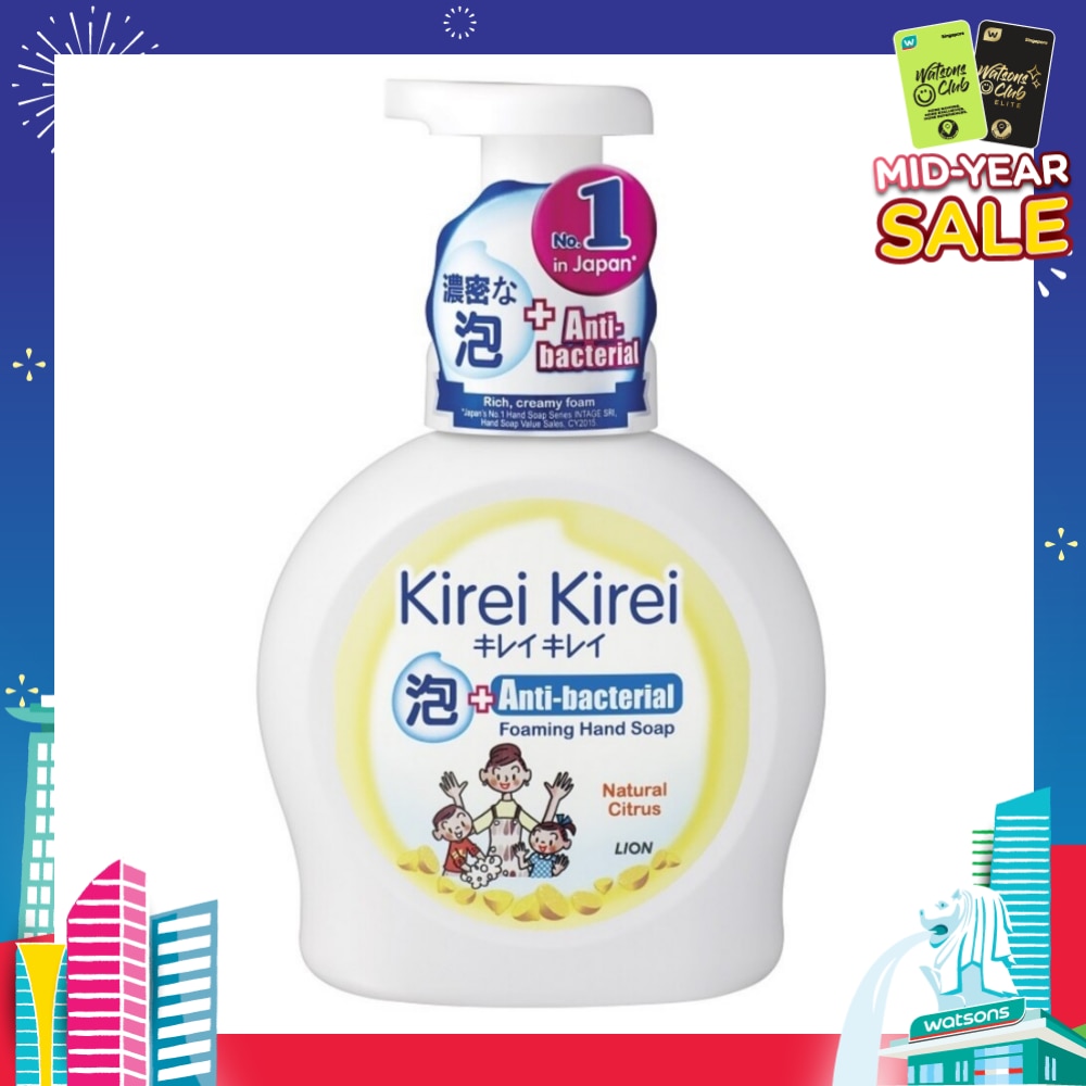 Anti-Bacterial Foaming Hand Soap Natural Citrus 450ml