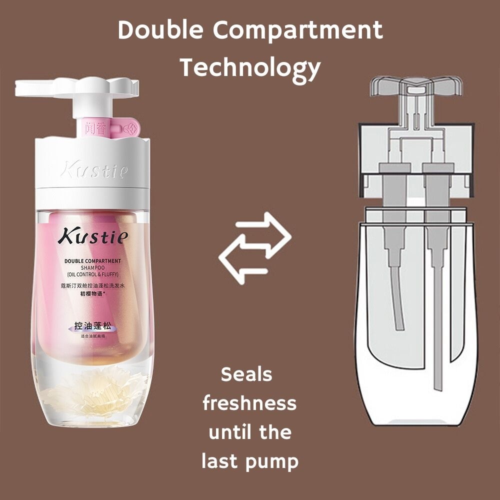 Double Compartment Floral Blossom Shower Gel 250ml + 250ml