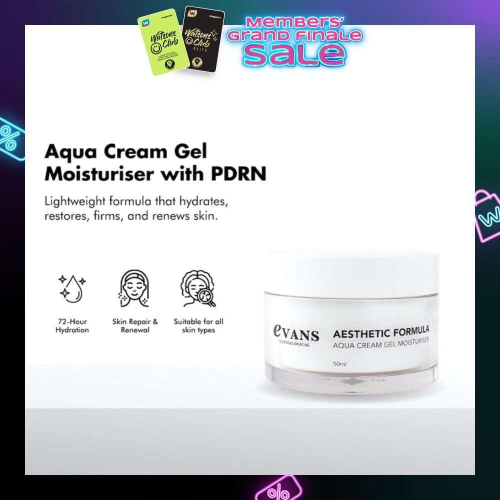 Aesthetic Formula Aqua Cream Gel Moisturiser 50ml