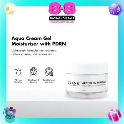 EVANS - Aesthetic Formula Aqua Cream Gel Moisturiser 50ml