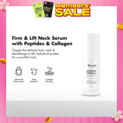 EVANS Aesthetic Formula Firm & Lift Collagen Neck Serum 30ml