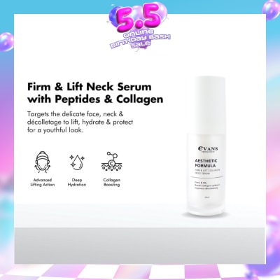 EVANS - Aesthetic Formula Firm & Lift Collagen Neck Serum 30ml