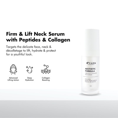EVANS Aesthetic Formula Firm & Lift Collagen Neck Serum 30ml