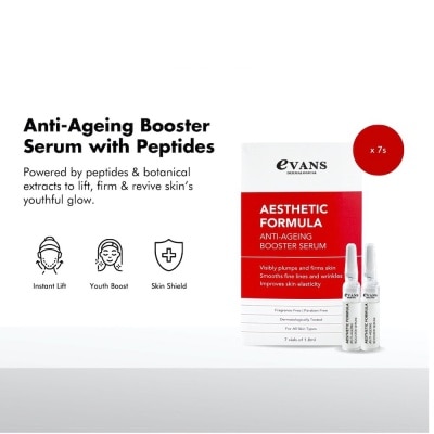 EVANS Aesthetic Formula Anti-ageing Booster Serum 7s x 1.8ml
