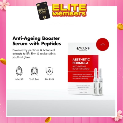 EVANS Aesthetic Formula Anti-ageing Booster Serum 7s x 1.8ml