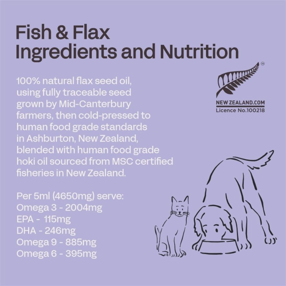 Fish & Flax Pet's Premium Supplement 250ml