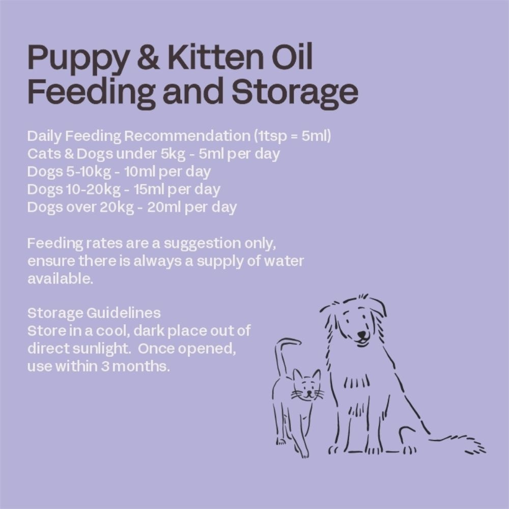 Pup/Kitten Oil Premium Supplement 250ml