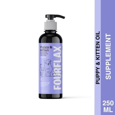 FOURFLAX Pup/Kitten Oil Premium Supplement 250ml