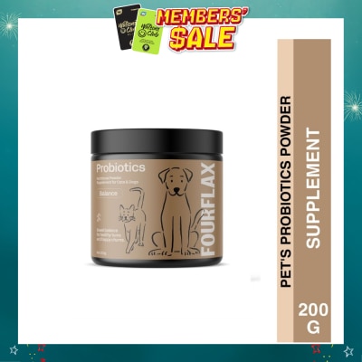 FOURFLAX - Probiotics Pet's Premium Supplement 200g