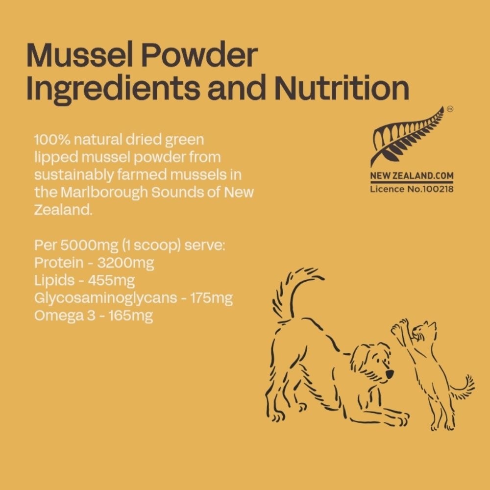 Mussel Powder Pet's Premium Supplement 300g