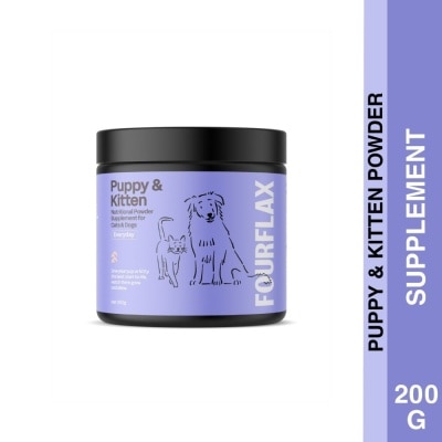 FOURFLAX Puppy & Kitten Pet's Premium Supplement 200g