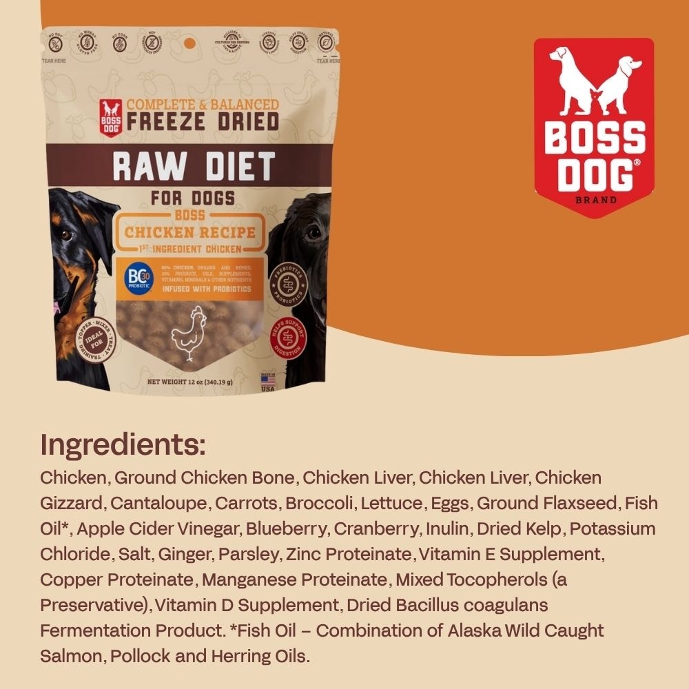 Freeze Dried Chicken Recipe Raw Diet 120z