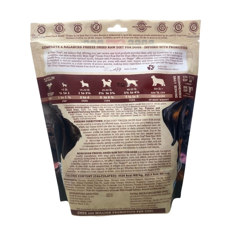 Freeze Dried Chicken Recipe Raw Diet 120z