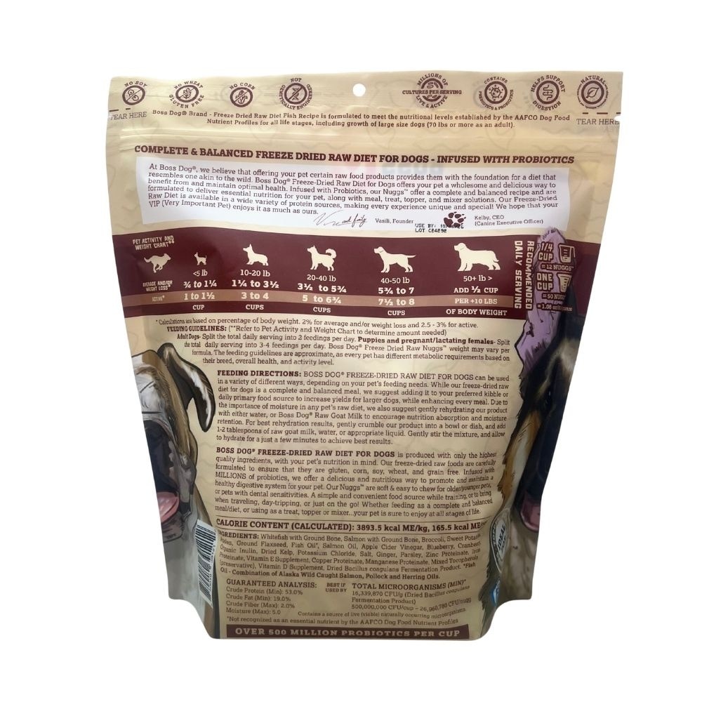 Freeze Dried Fish Recipe Raw Diet 120z