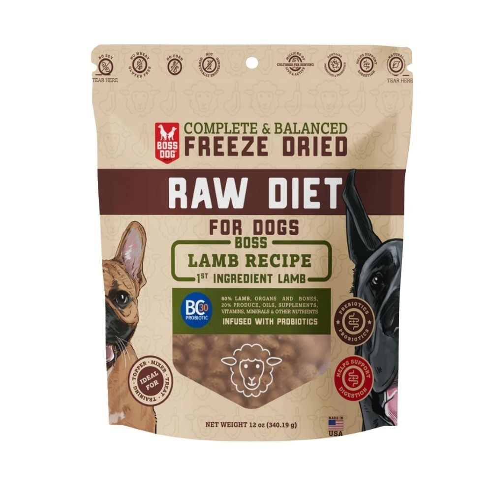 Freeze Dried Lamb Recipe Raw Diet 120z