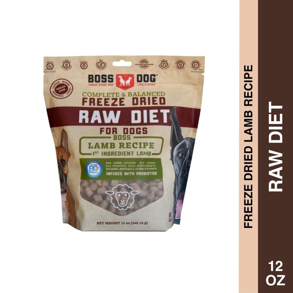 Freeze Dried Lamb Recipe Raw Diet 120z