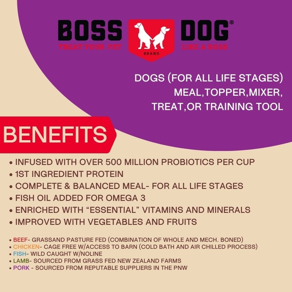 Freeze Dried Pork Recipe Raw Diet 120z