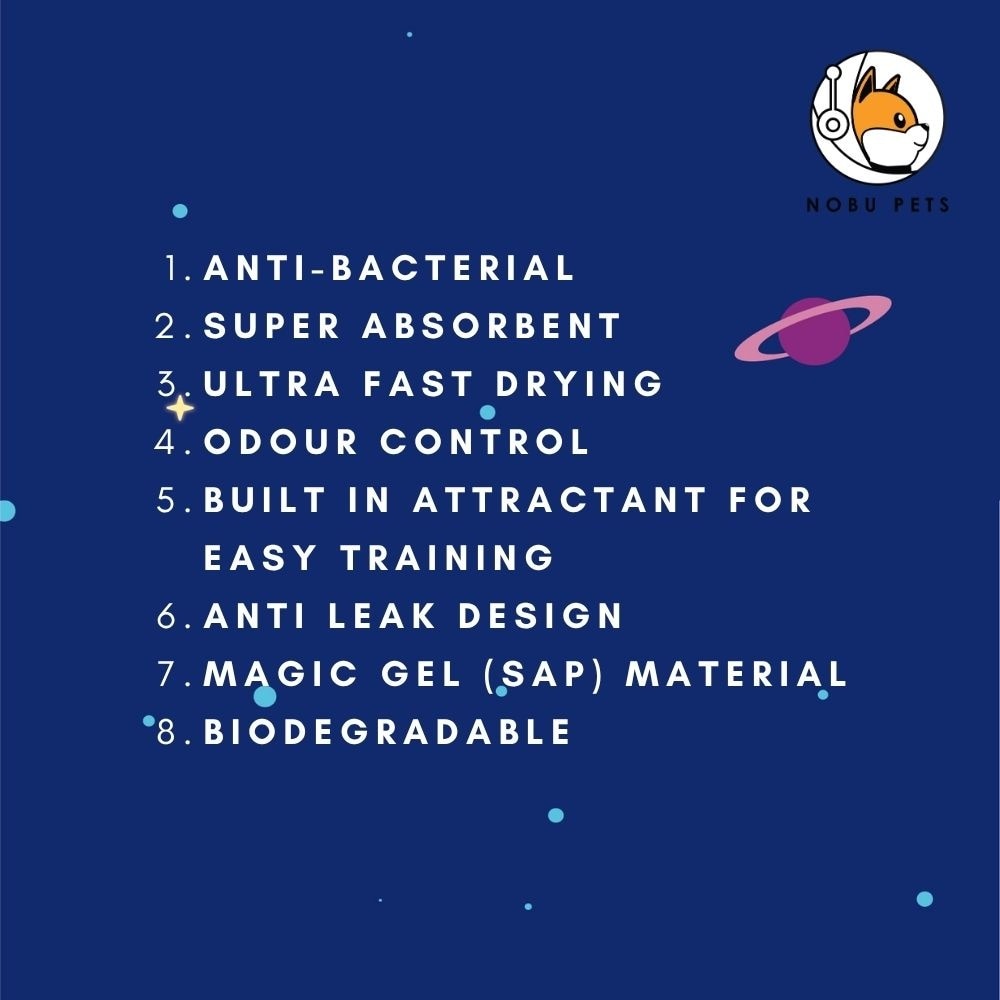 Pet Anti-Bacterial Pee Pads 65cm x 45cm x 40s