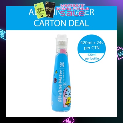 WATSONS Line Friends Minini Alkaline Water 9.0 420ml x 24s (per carton)