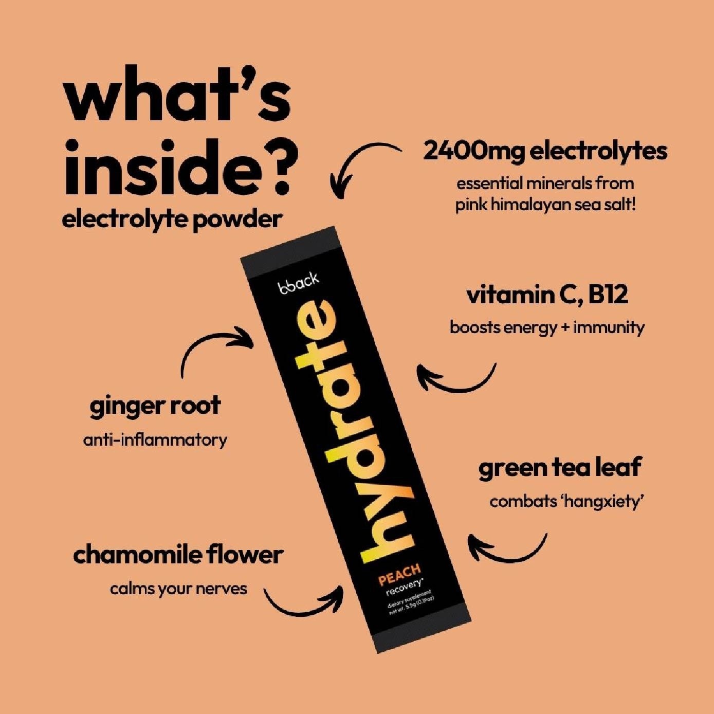 Hydrate Recovery Boost Peach 5.5g x 10s