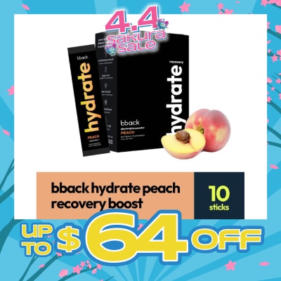 BOUNCEBACK - Hydrate Recovery Boost Peach 5.5g x 10s