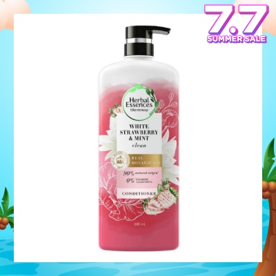 HERBAL ESSENCES Bio:Renew White Strawberry & Mint Real Botanical Hair Conditioner 600ml