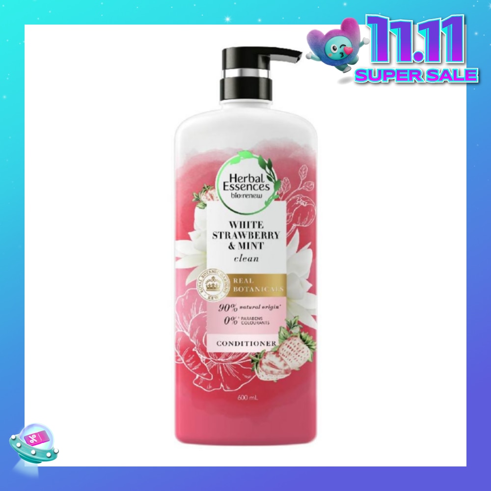 Bio:Renew White Strawberry & Mint Real Botanical Hair Conditioner 600ml