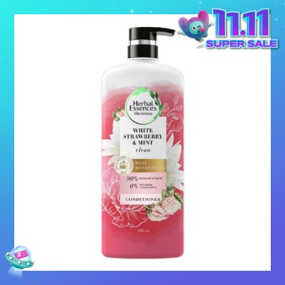 HERBAL ESSENCES Bio:Renew White Strawberry & Mint Real Botanical Hair Conditioner 600ml