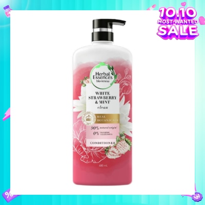 HERBAL ESSENCES Bio:Renew White Strawberry & Mint Real Botanical Hair Conditioner 600ml