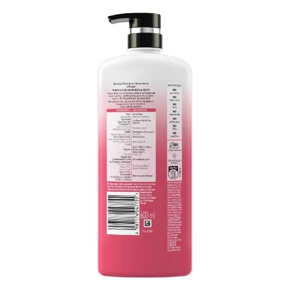 Bio:Renew White Strawberry & Mint Real Botanical Hair Conditioner 600ml