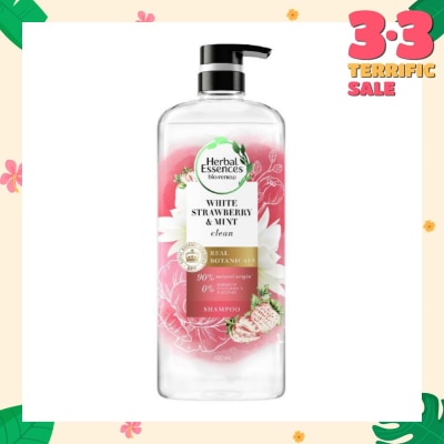 HERBAL ESSENCES Bio:Renew White Strawberry & Mint Real Botanical Hair Shampoo 600ml