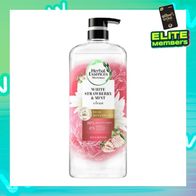 HERBAL ESSENCES Bio:Renew White Strawberry & Mint Real Botanical Hair Shampoo 600ml