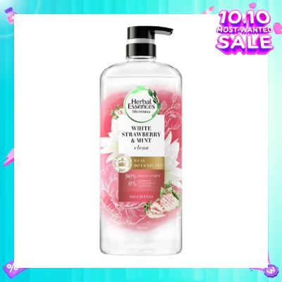 HERBAL ESSENCES Bio:Renew White Strawberry & Mint Real Botanical Hair Shampoo 600ml