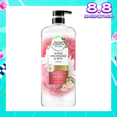 HERBAL ESSENCES Bio:Renew White Strawberry & Mint Real Botanical Hair Shampoo 600ml