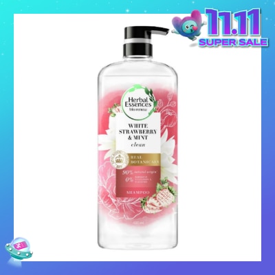 HERBAL ESSENCES Bio:Renew White Strawberry & Mint Real Botanical Hair Shampoo 600ml