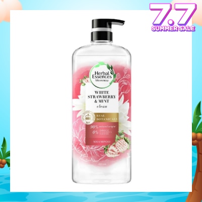 HERBAL ESSENCES Bio:Renew White Strawberry & Mint Real Botanical Hair Shampoo 600ml