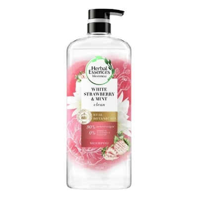 HERBAL ESSENCES Bio:Renew White Strawberry & Mint Real Botanical Hair Shampoo 600ml