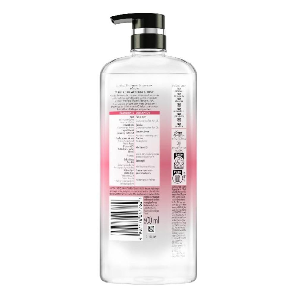 Bio:Renew White Strawberry & Mint Real Botanical Hair Shampoo 600ml