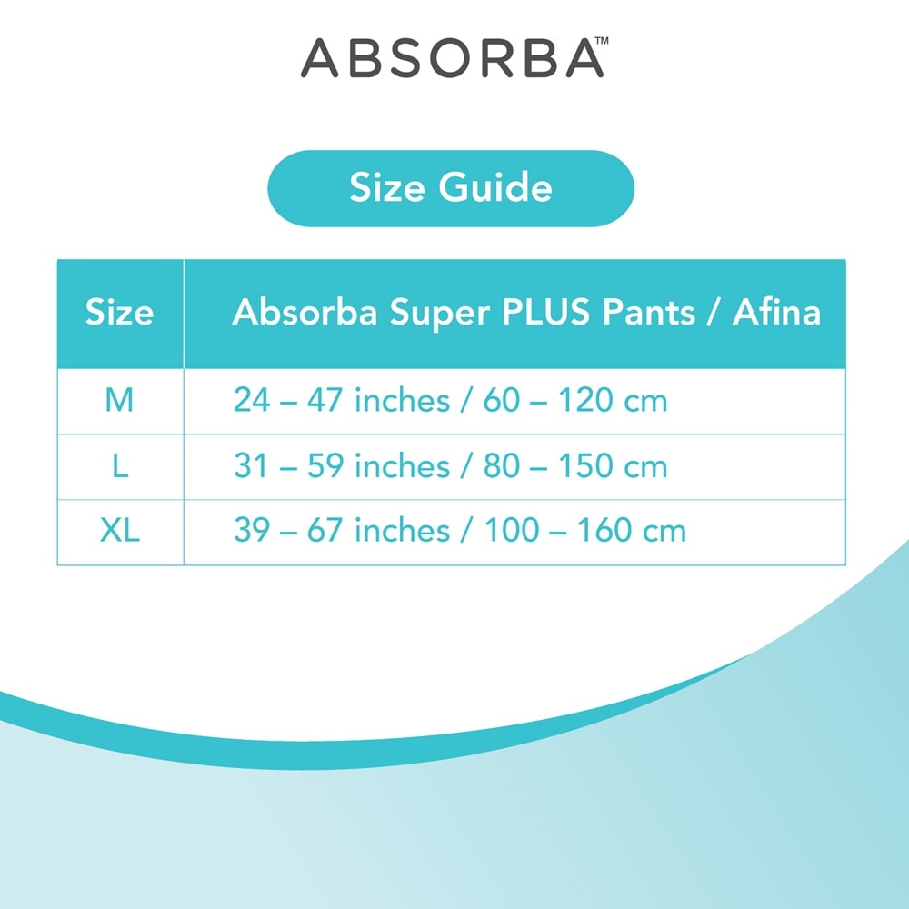 Super Plus Pull Up Pants - M, 10 +1s