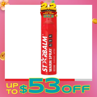 STARBALM Warm Spray (One Spray Maximum Impact + Stimulate Blood Circulation & Improve Joint Flexibility) 150ml