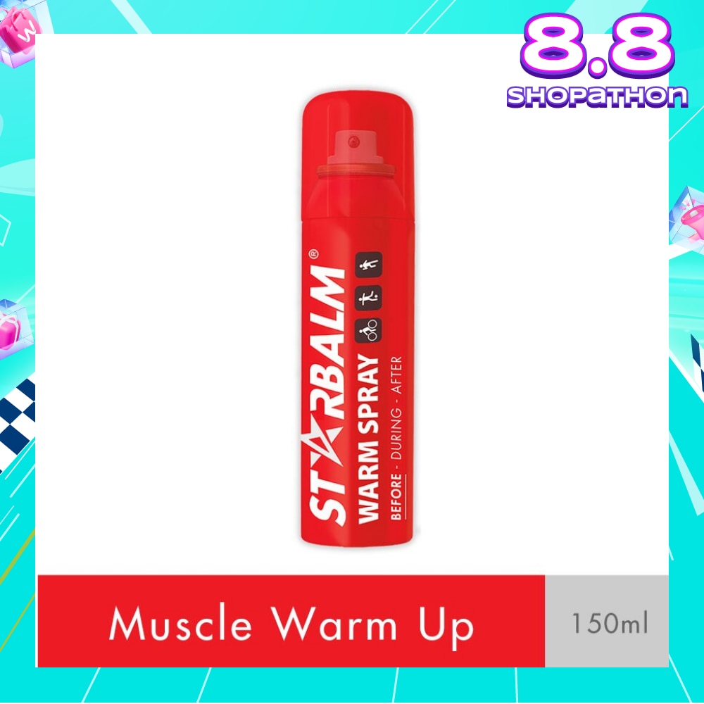 Warm Spray (One Spray Maximum Impact + Stimulate Blood Circulation & Improve Joint Flexibility) 150ml